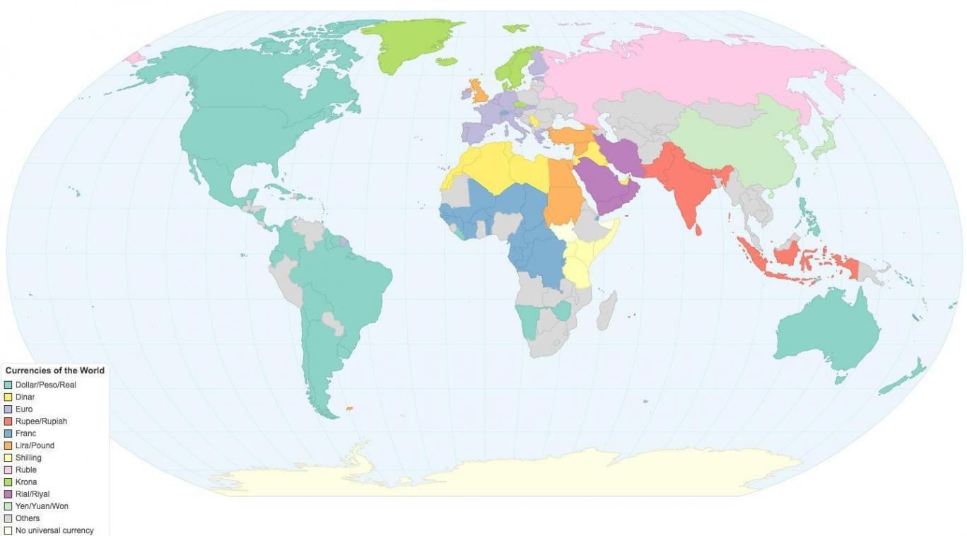 How the world's currencies got their names