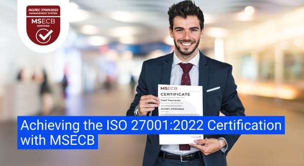 ISO 27001:2022 Certification with MSECB
